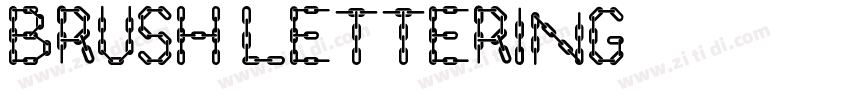 brush lettering字体转换
